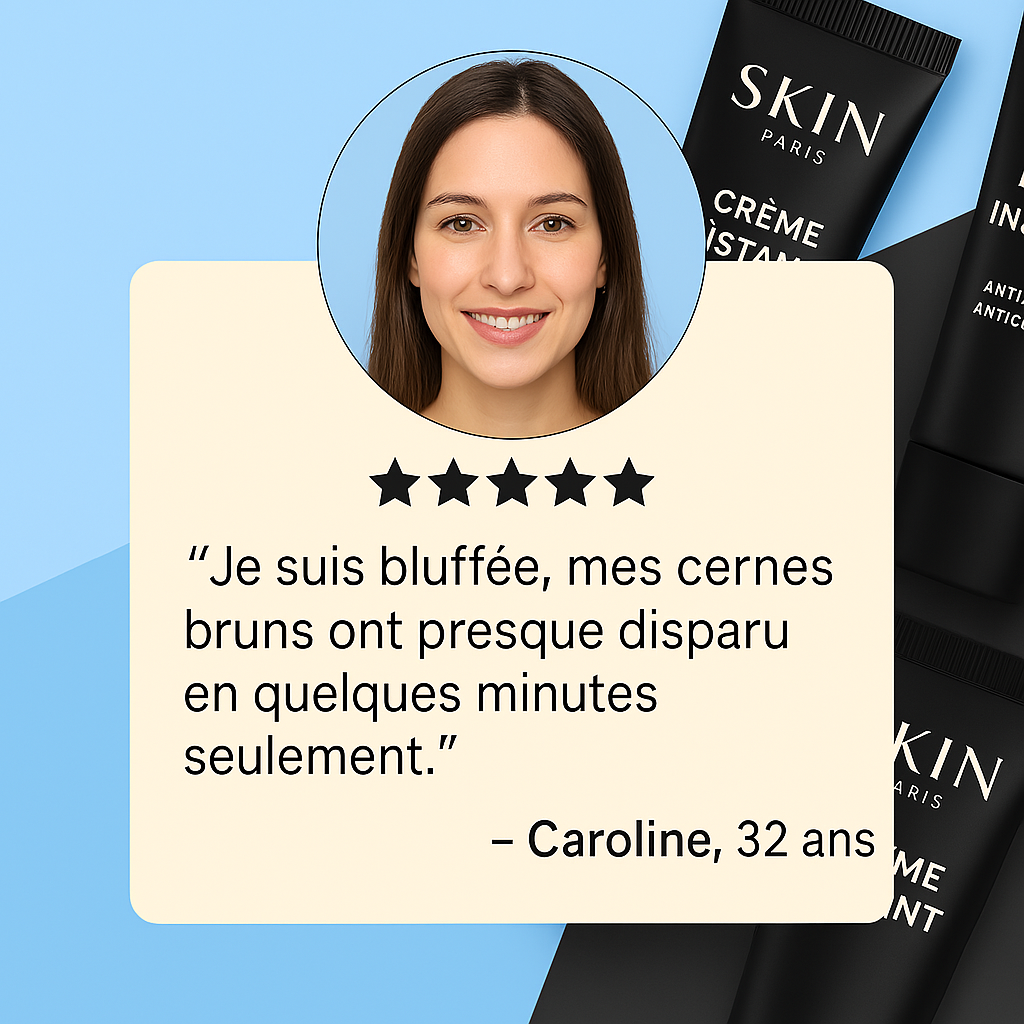 Crème Instantanée cernes et rides